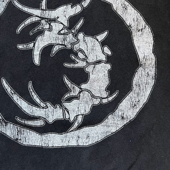 Saint Michael Short Sleeved Summer Washed Distressed T Shirt - Picture 6 of 6